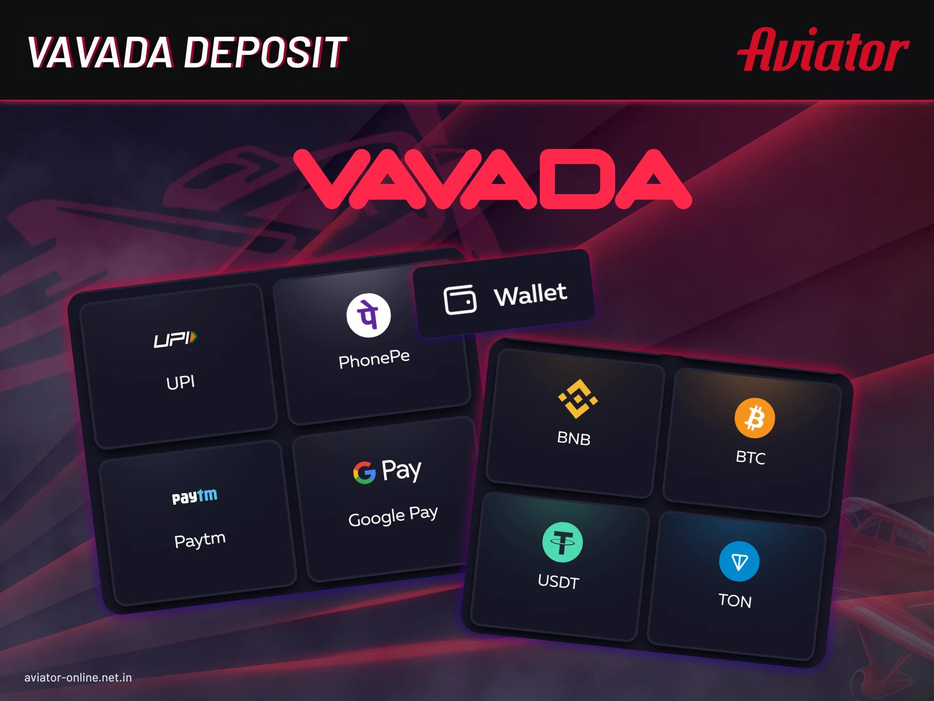 Learn everything about the Vavada deposit.