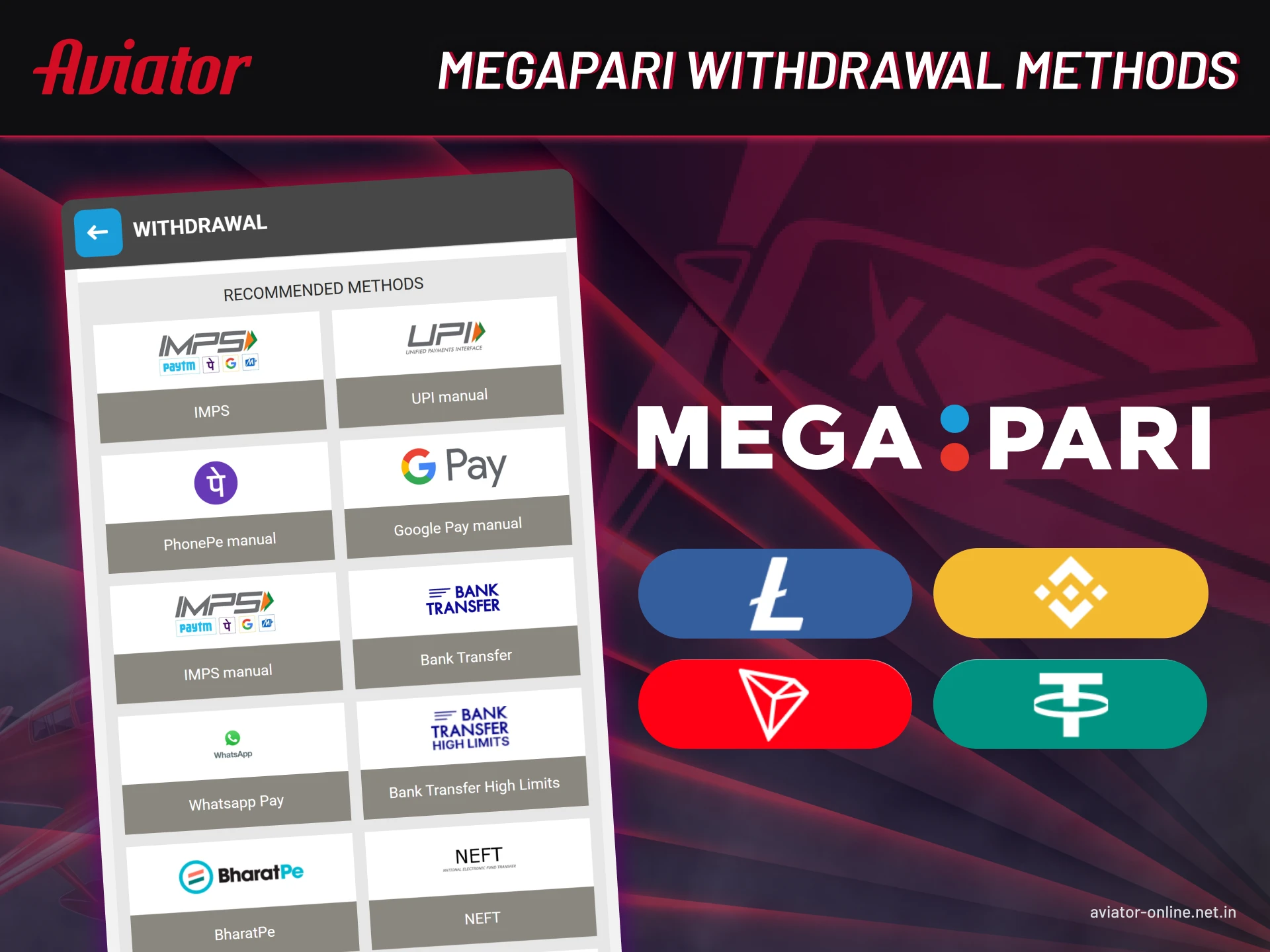 Learn everything about withdrawing funds on Megapari.