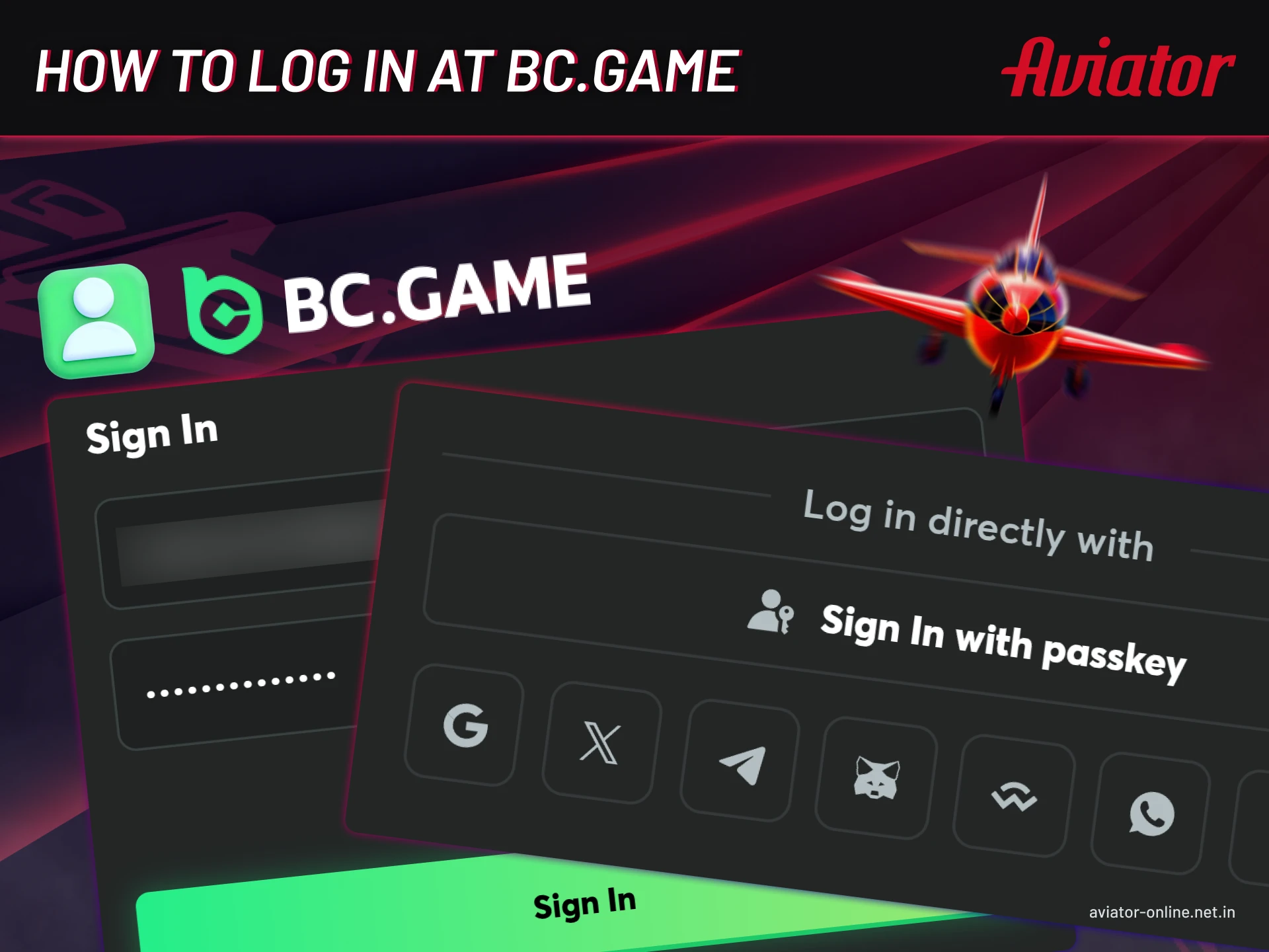 Here is how to log in to BC Game in a few easy steps.