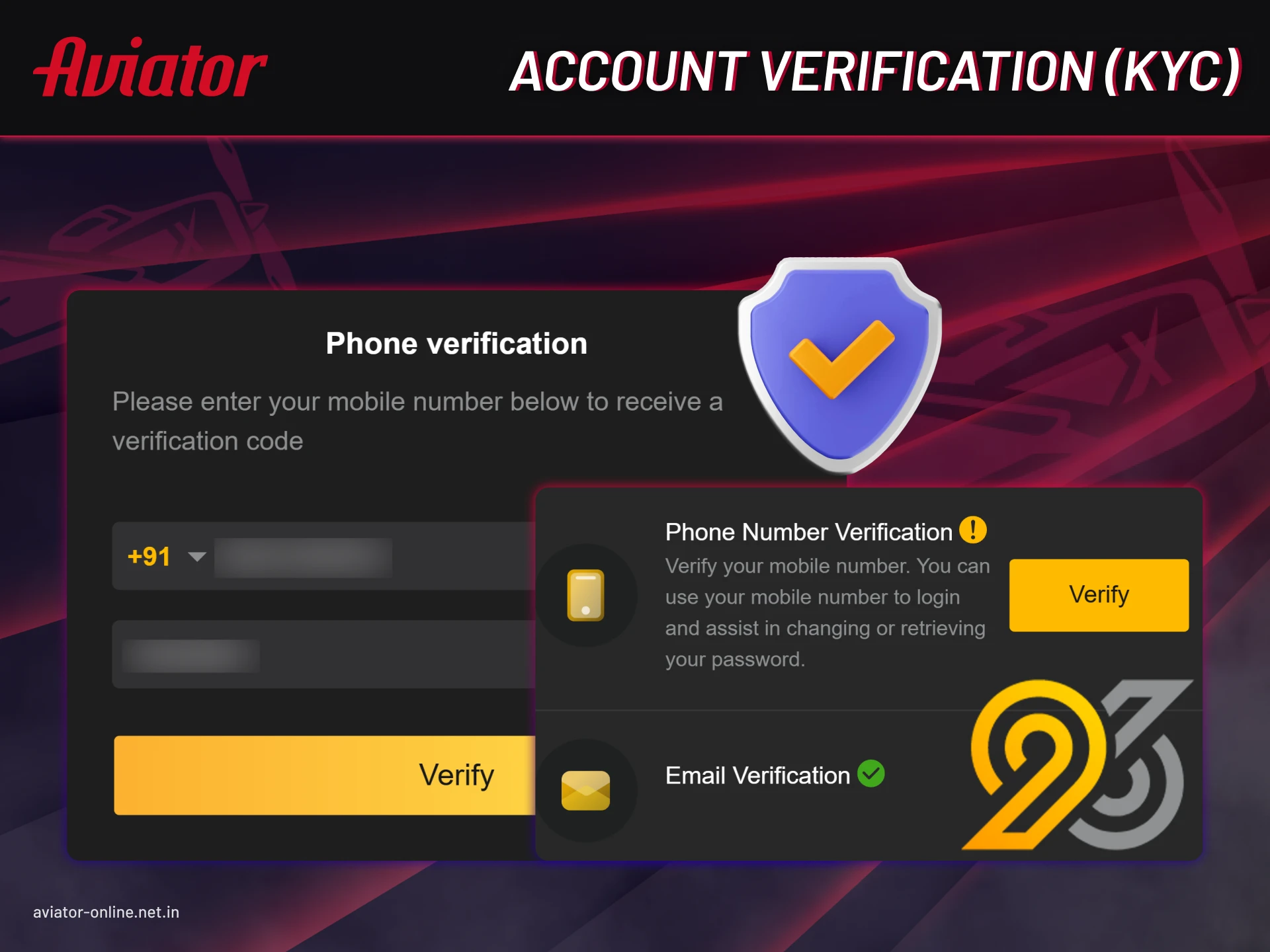 To play for real money on 96In Aviator, you might need to verify your account.